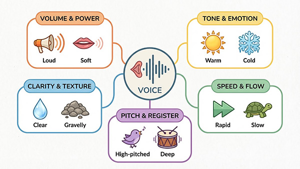 describing voices