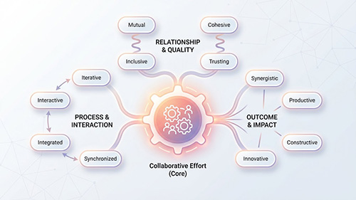 adjective for collobaration
