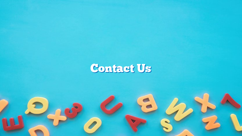 Contact Us